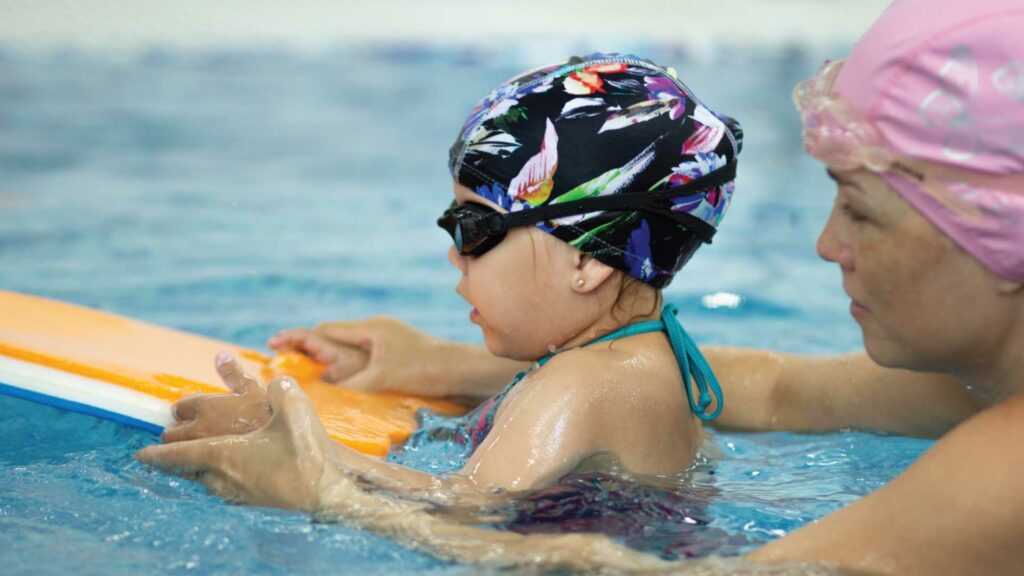 swimming lessons child